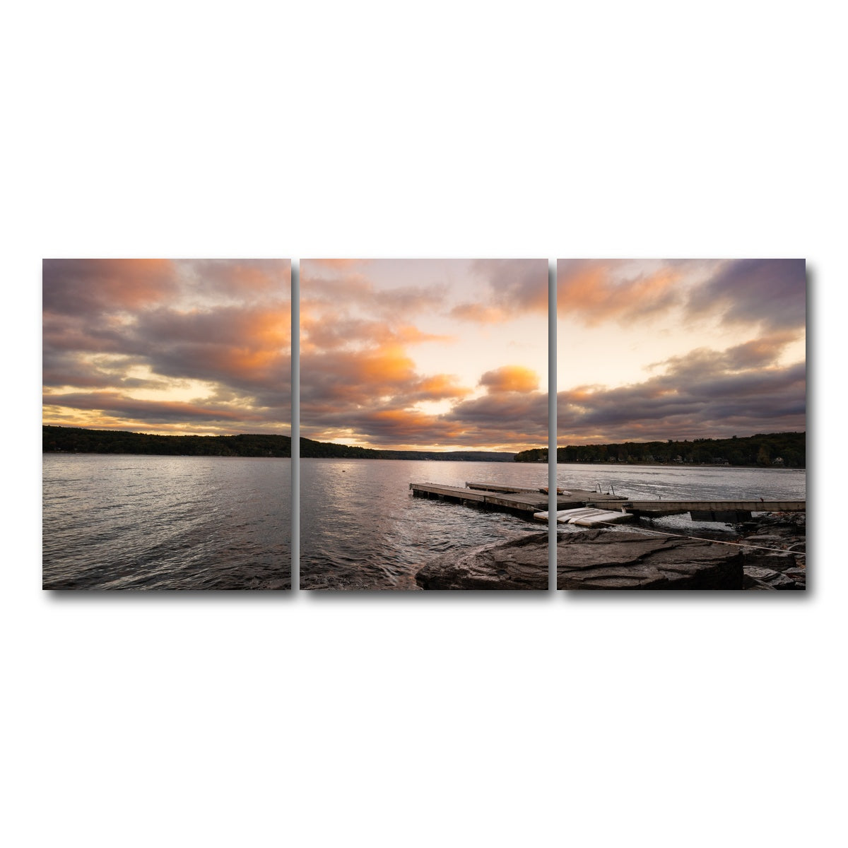 AUTO-MOCKUP WHITE | Easy Living | 3 Piece | Gallery Wrap Canvas | group=18x24