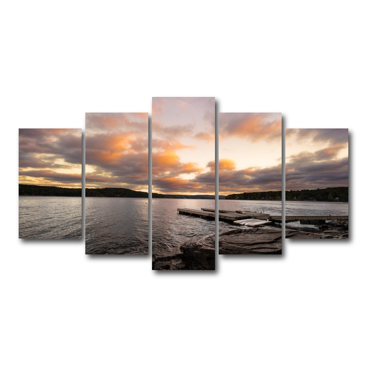 AUTO-MOCKUP WHITE | Easy Living | 5 Piece | Gallery Wrap Canvas | group=5_normal