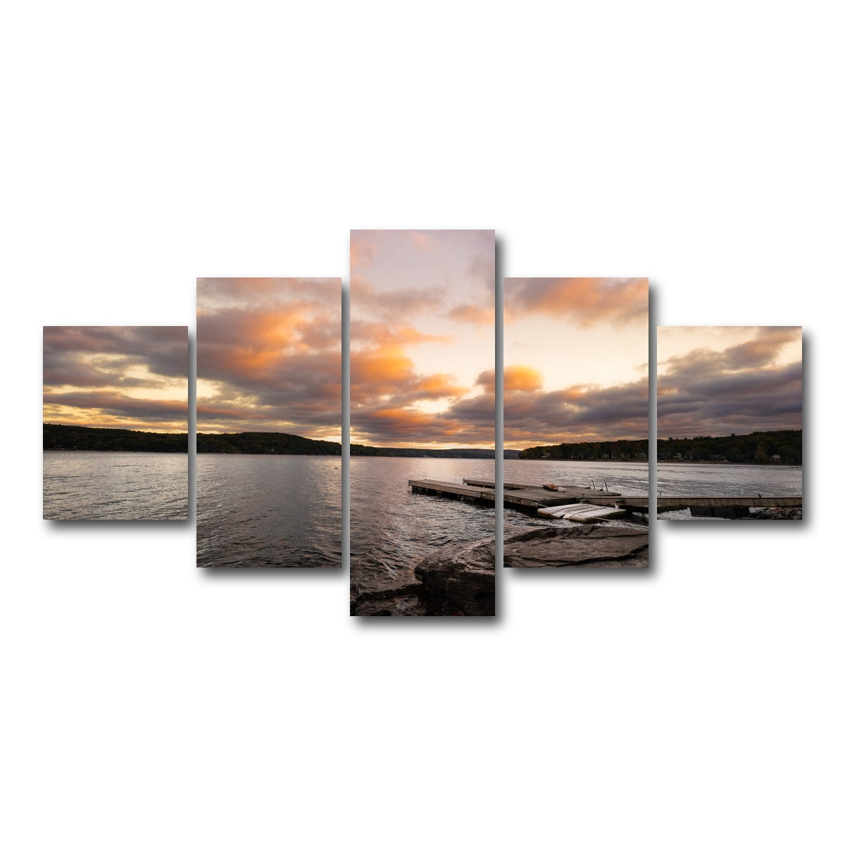 AUTO-MOCKUP WHITE | Easy Living | 5 Piece | Gallery Wrap Canvas | group=5_short