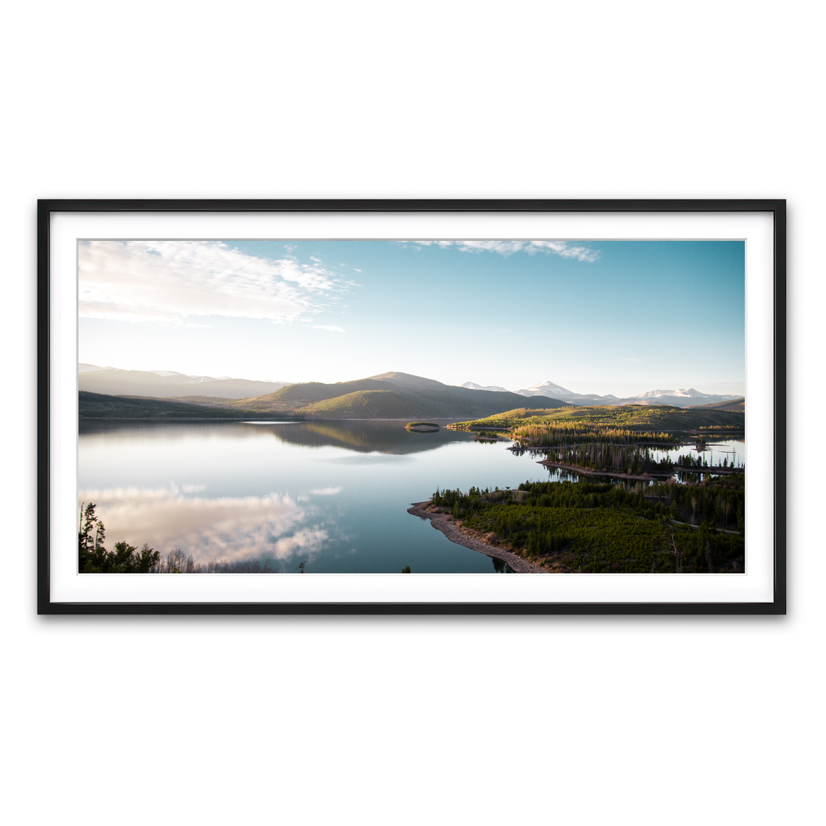 Framed Print 2x1 Black