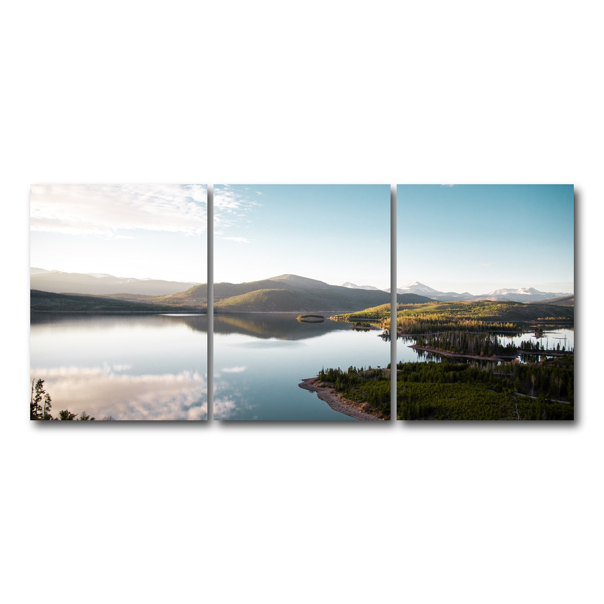 AUTO-MOCKUP WHITE | Easy Morning | 3 Piece | Gallery Wrap Canvas | group=18x24