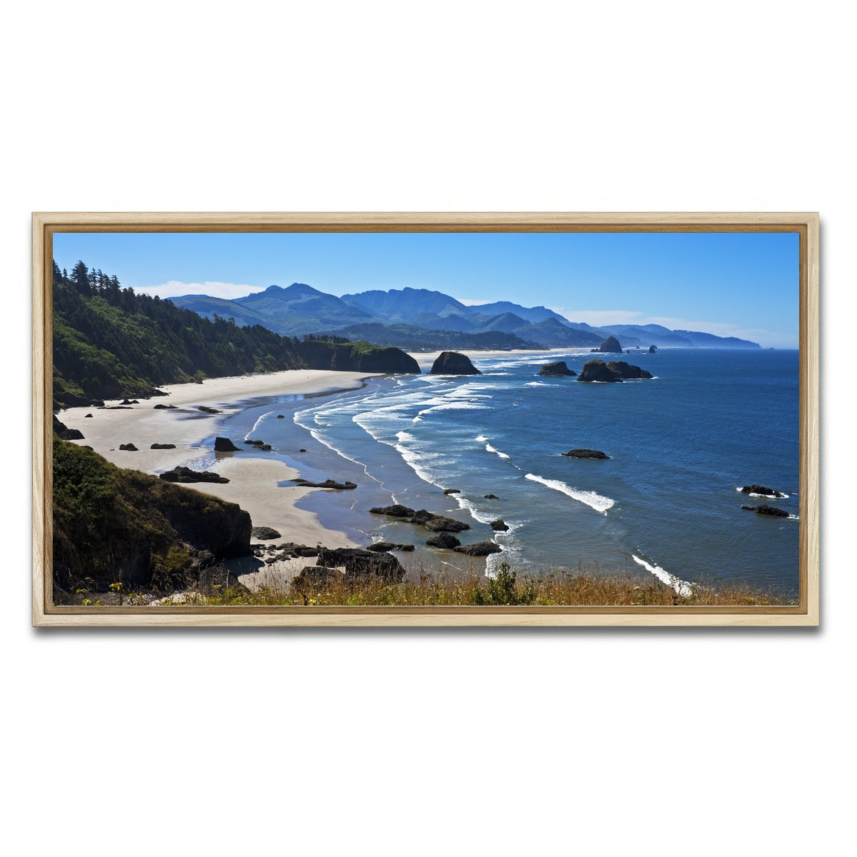 AUTO-MOCKUP WHITE | Ecola State Park | 1 Piece | Natural Framed Canvas | group=2x1