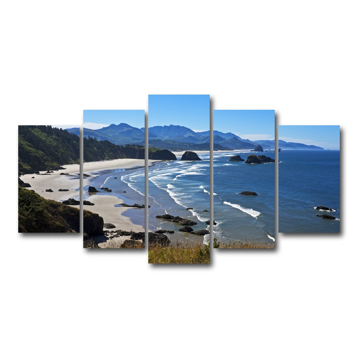 AUTO-MOCKUP WHITE | Ecola State Park | 5 Piece | Gallery Wrap Canvas | group=5_normal
