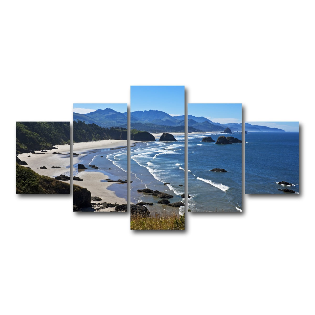 AUTO-MOCKUP WHITE | Ecola State Park | 5 Piece | Gallery Wrap Canvas | group=5_short