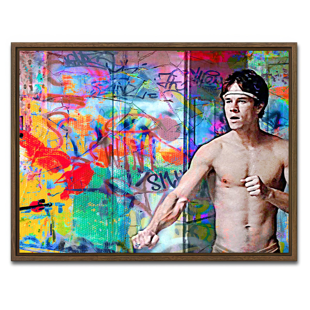 AUTO-MOCKUP WHITE | Eddie Adams | 1 Piece | Walnut Framed Canvas | group=4x3