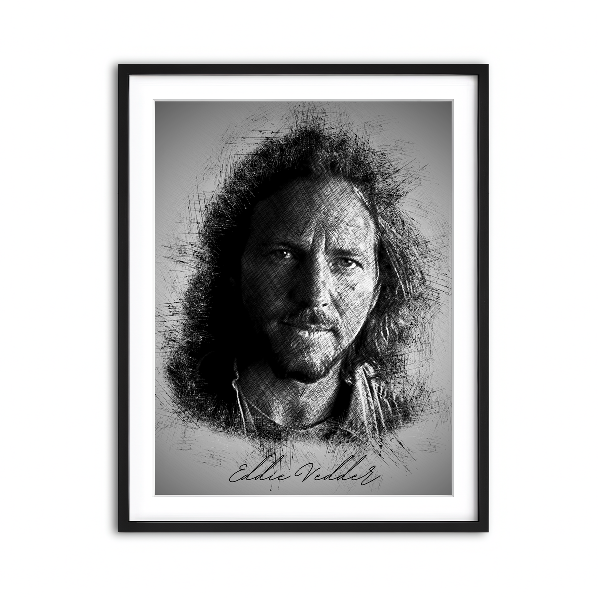 Framed Print 3x4 Black