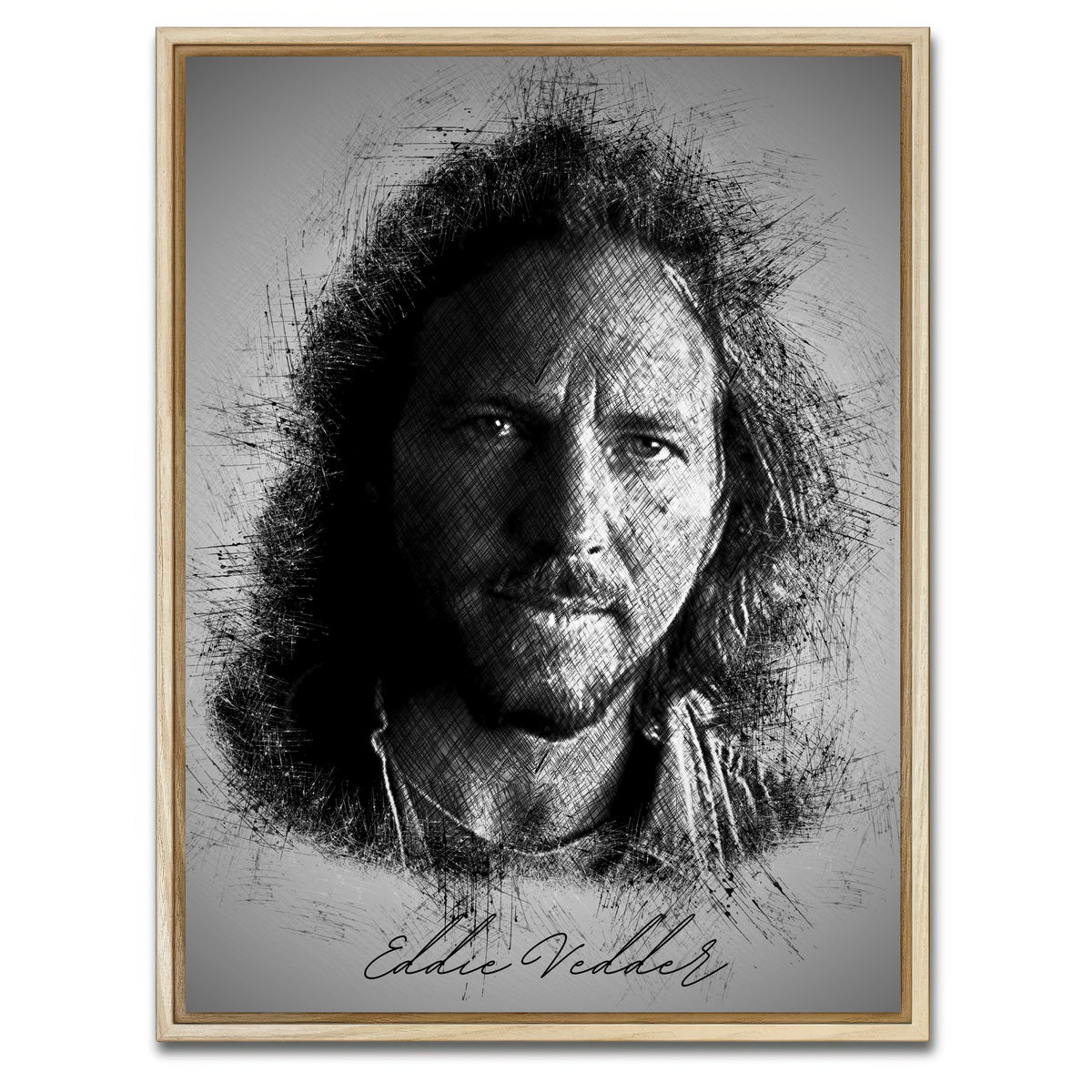 AUTO-MOCKUP WHITE | Eddie | 1 Piece | Natural Framed Canvas | group=3x4