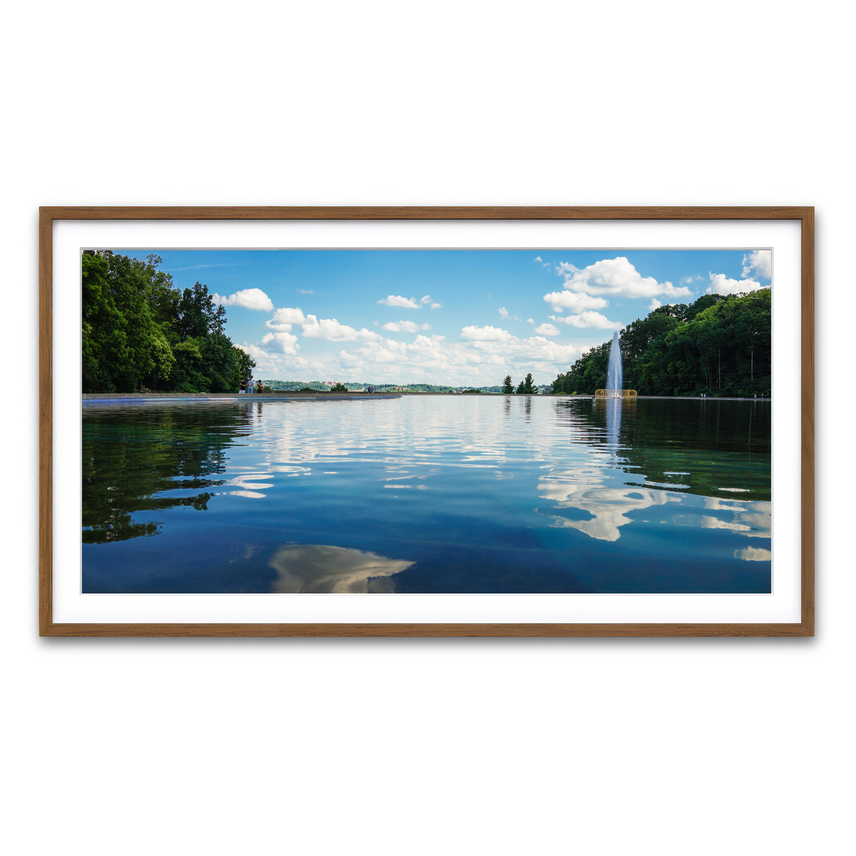 Framed Print 2x1 Walnut