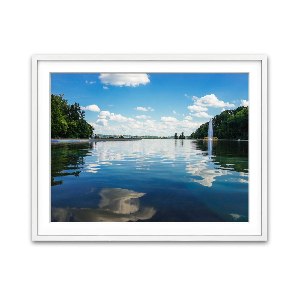 Framed Print 4x3 White