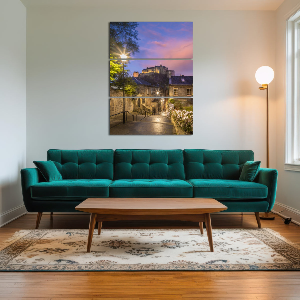 AUTO-MOCKUP ROOM | Edinburgh Castle Sunset