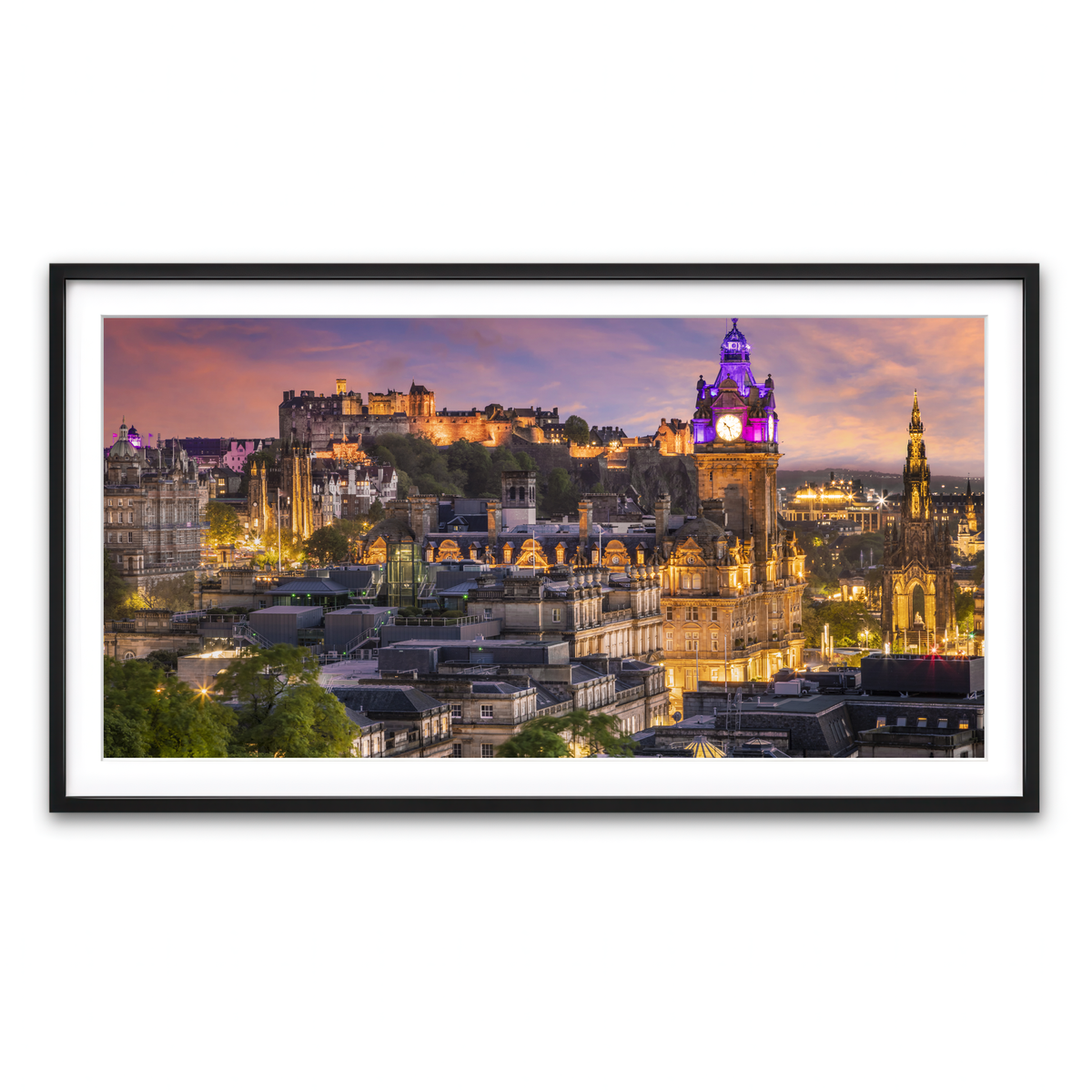 Framed Print 2x1 Black