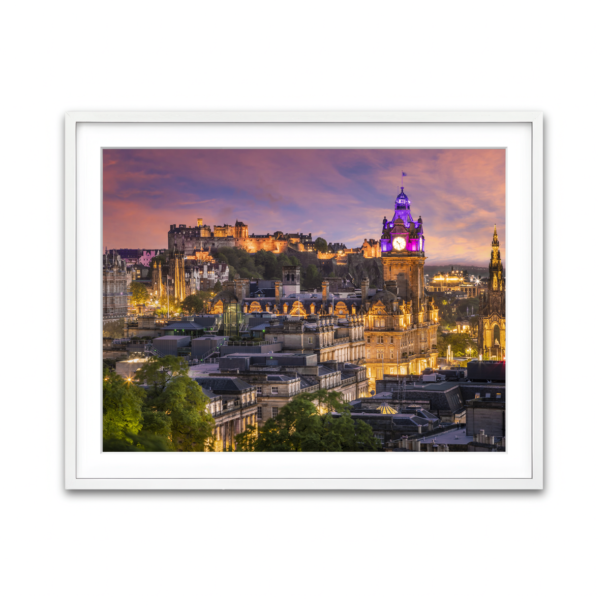 Framed Print 4x3 White