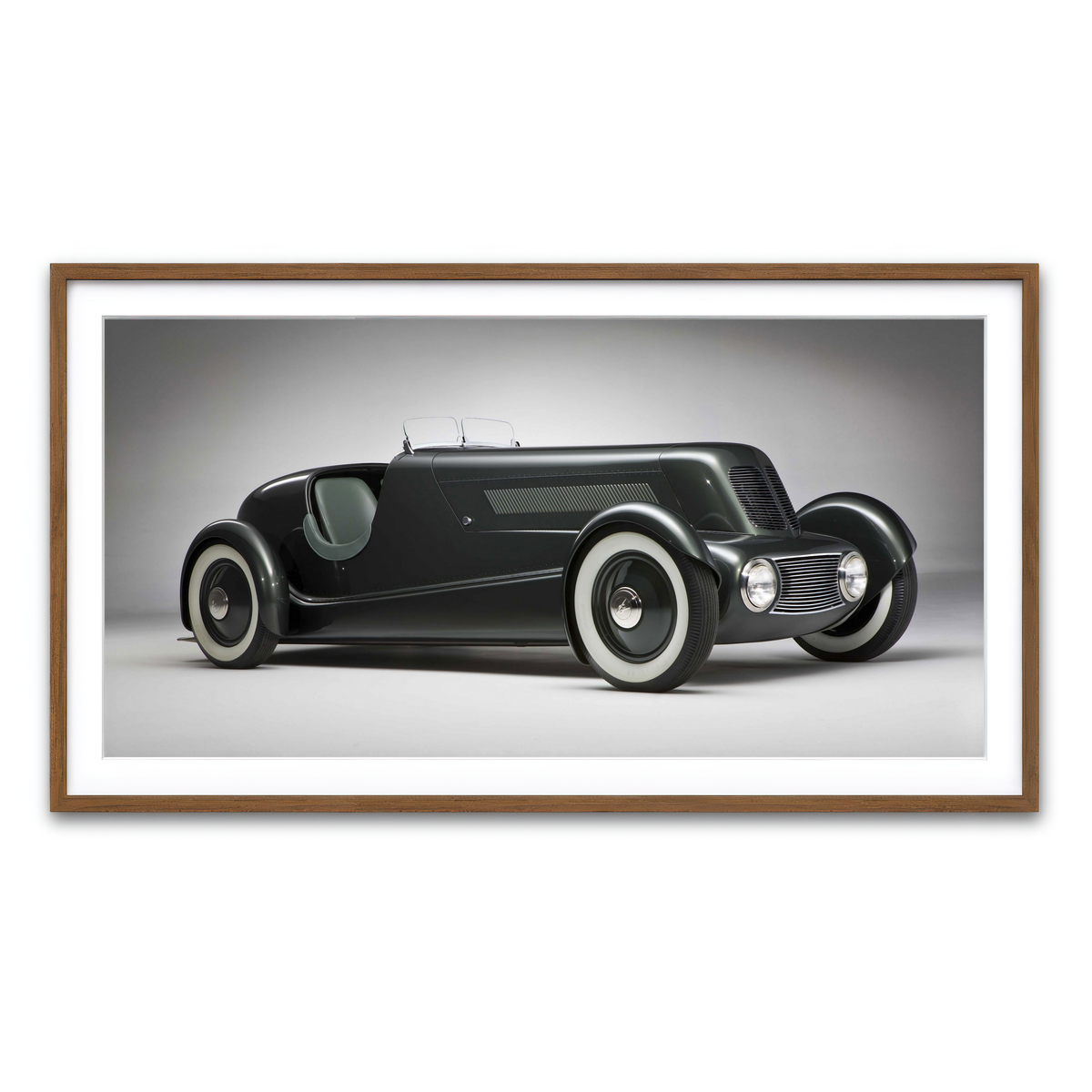 Framed Print 2x1 Walnut