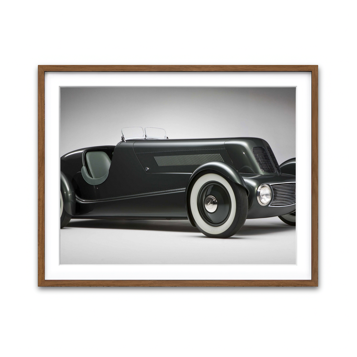 Framed Print 4x3 Walnut