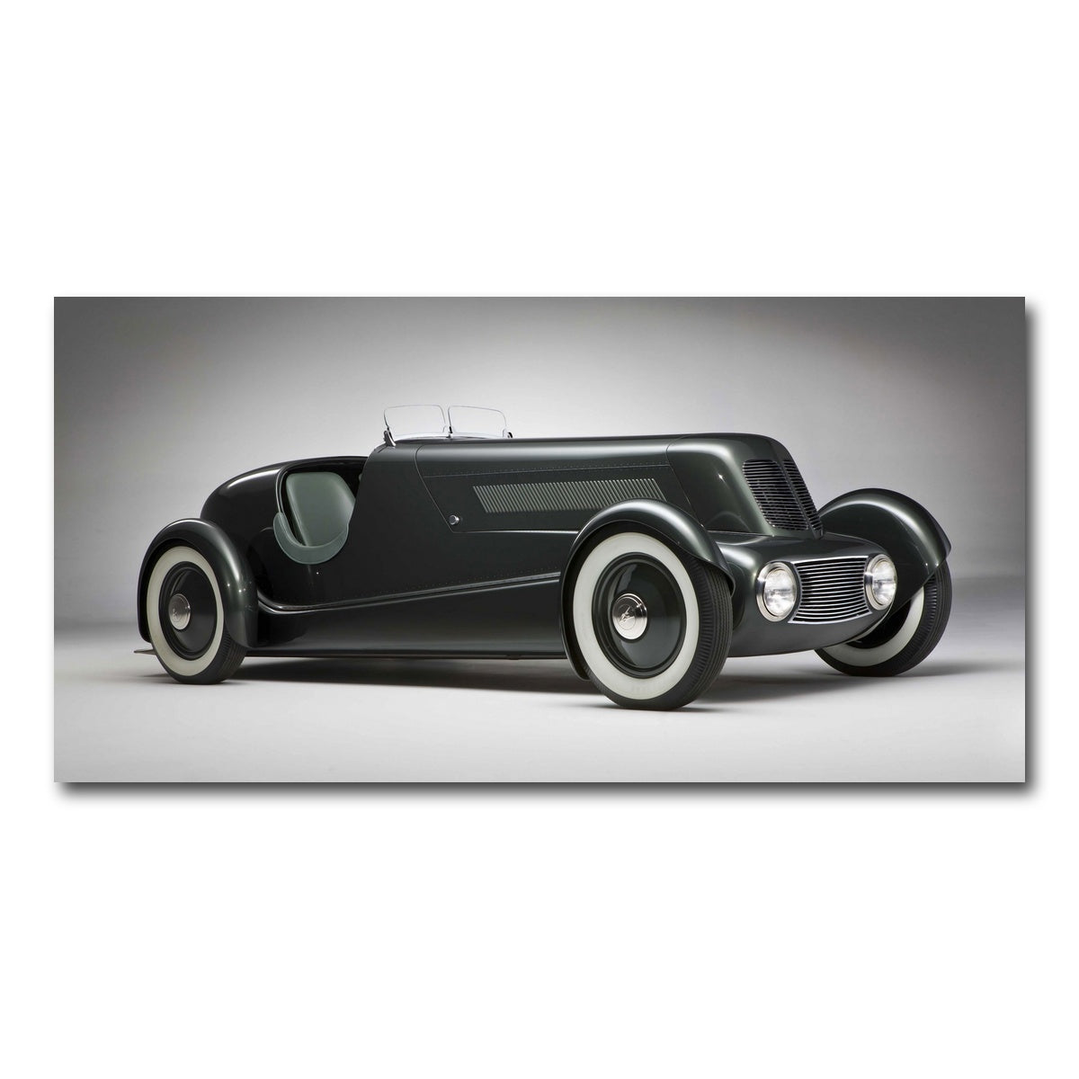 AUTO-MOCKUP WHITE | Edsel Ford's 1934 Model 40 Speedster | 1 Piece | Gallery Wrap Canvas | group=2x1
