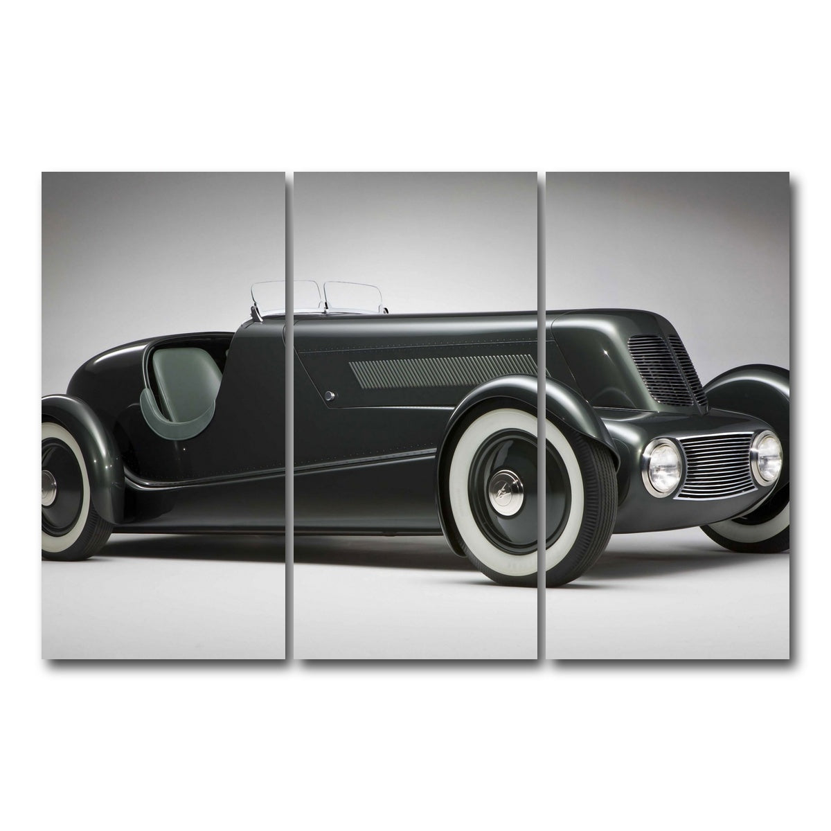 AUTO-MOCKUP WHITE | Edsel Ford's 1934 Model 40 Speedster | 3 Piece | Gallery Wrap Canvas | group=12x24