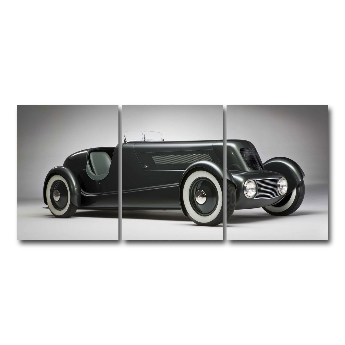 AUTO-MOCKUP WHITE | Edsel Ford's 1934 Model 40 Speedster | 3 Piece | Gallery Wrap Canvas | group=18x24