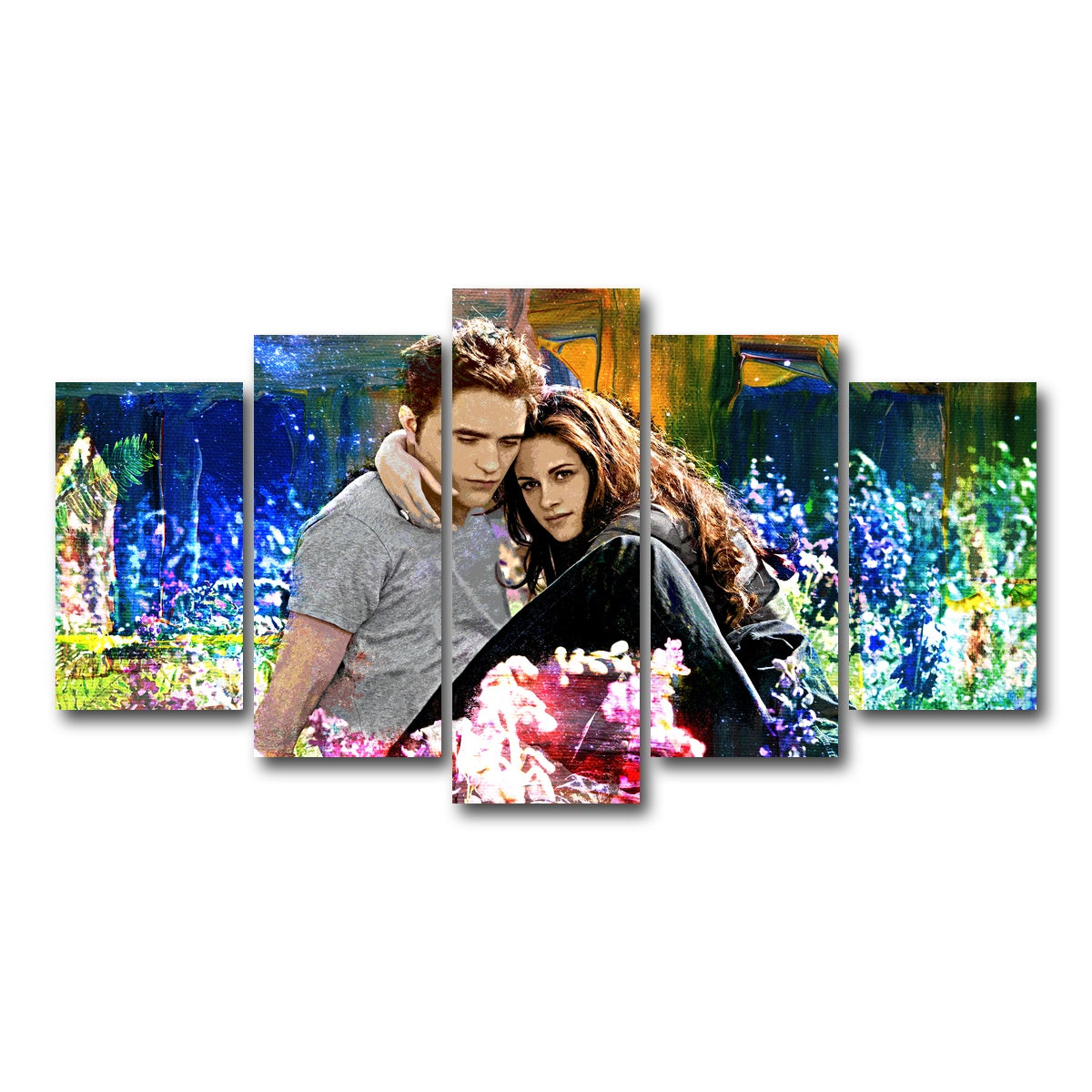 AUTO-MOCKUP WHITE | Edward & Bella | 5 Piece | Gallery Wrap Canvas | group=5_normal