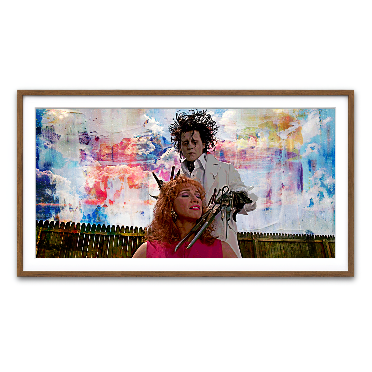 Framed Print 2x1 Walnut