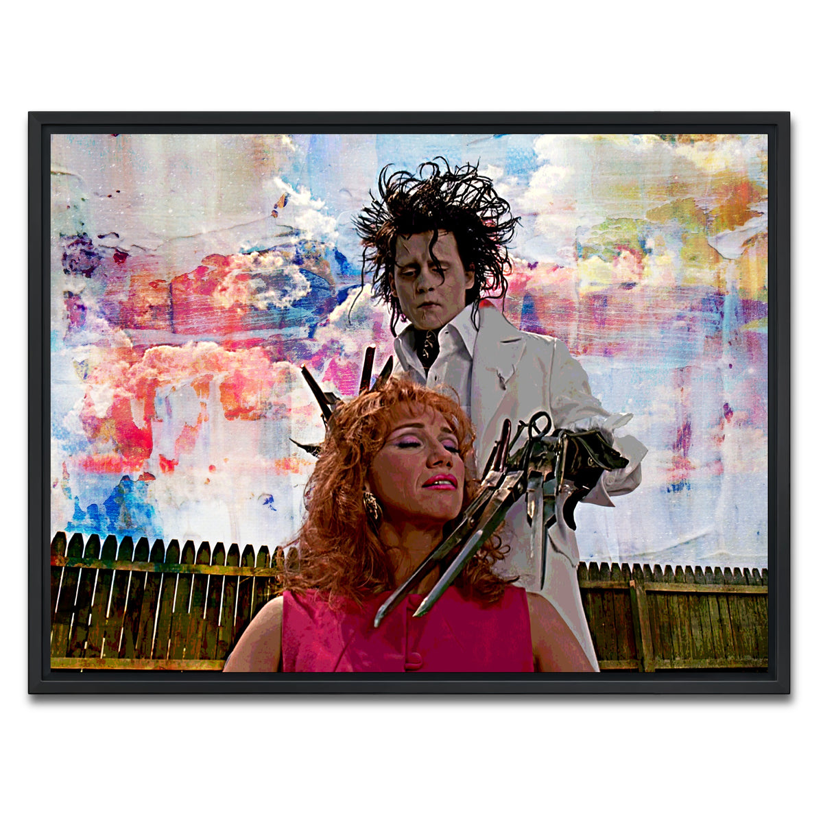 AUTO-MOCKUP WHITE | Edward Scissorhands Salon | 1 Piece | Black Framed Canvas | group=4x3