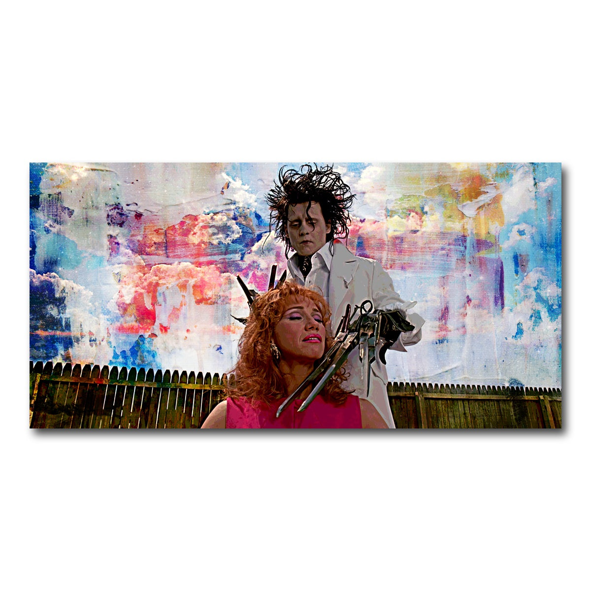 AUTO-MOCKUP WHITE | Edward Scissorhands Salon | 1 Piece | Gallery Wrap Canvas | group=2x1