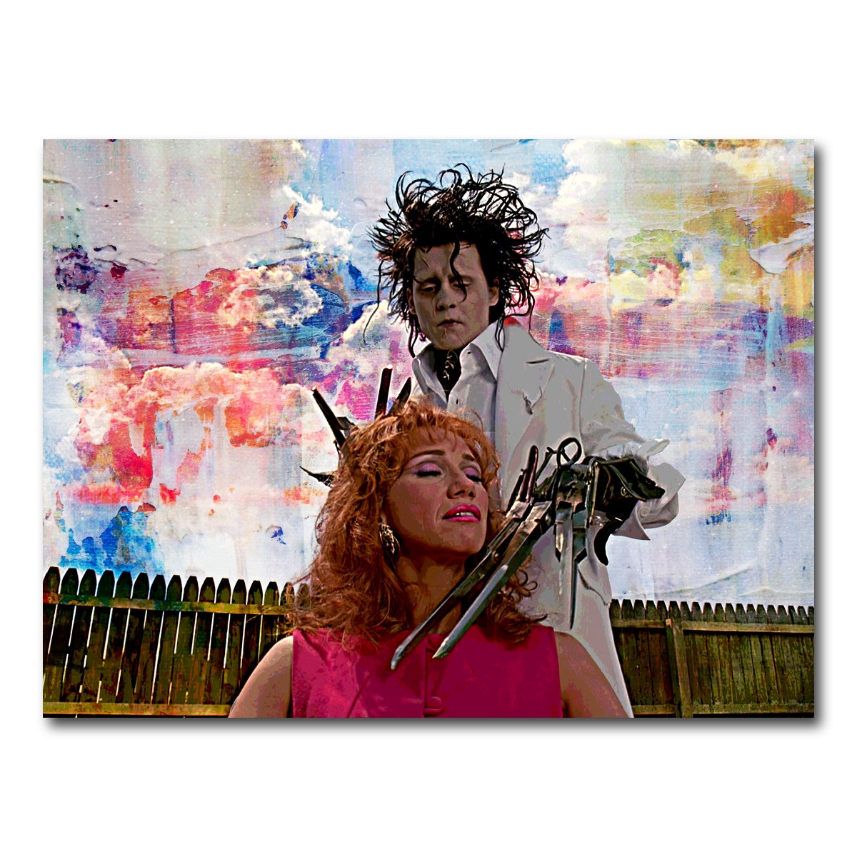 AUTO-MOCKUP WHITE | Edward Scissorhands Salon | 1 Piece | Gallery Wrap Canvas | group=4x3