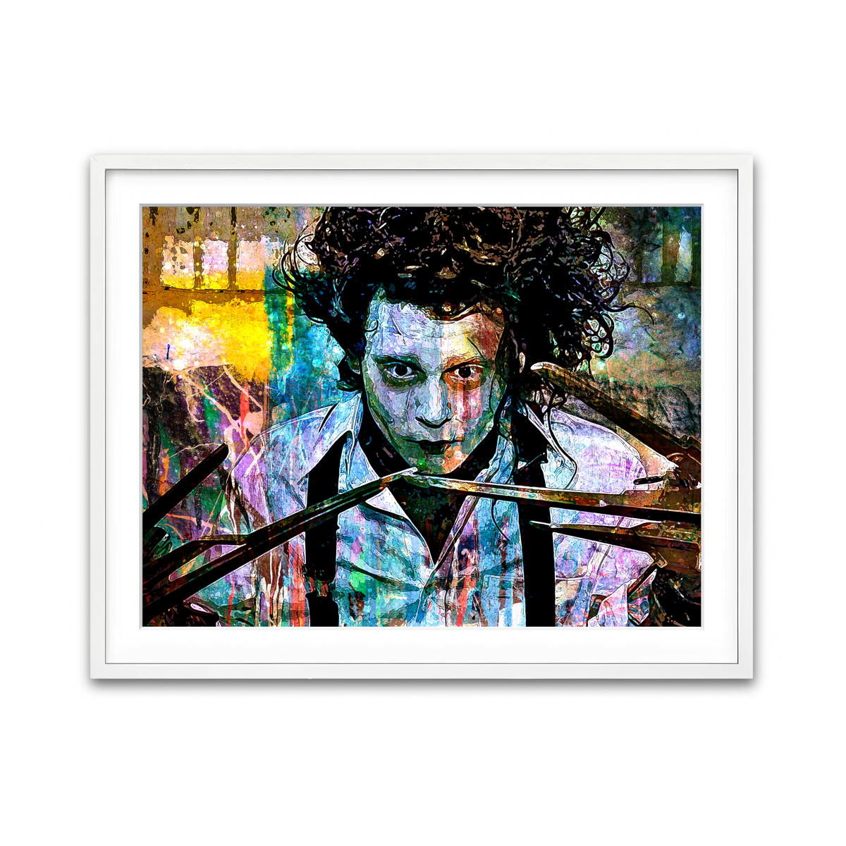 Framed Print 4x3 White