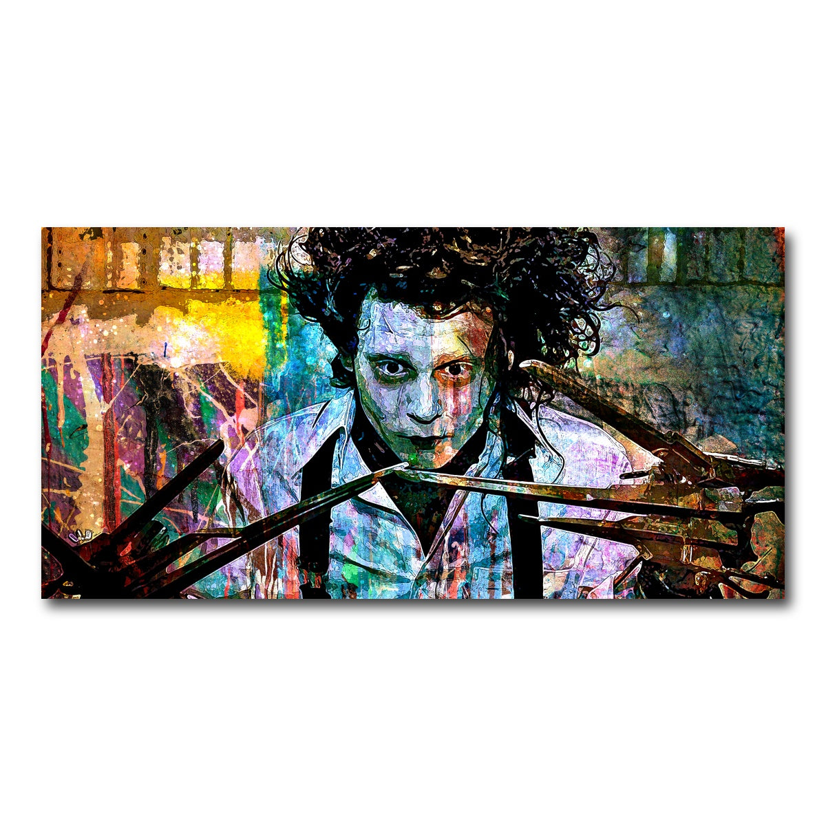 AUTO-MOCKUP WHITE | Edward Scissorhands | 1 Piece | Gallery Wrap Canvas | group=2x1