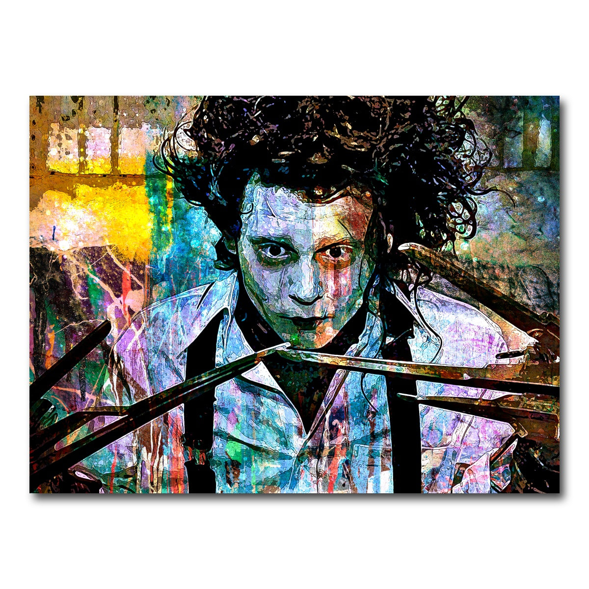 AUTO-MOCKUP WHITE | Edward Scissorhands | 1 Piece | Gallery Wrap Canvas | group=4x3