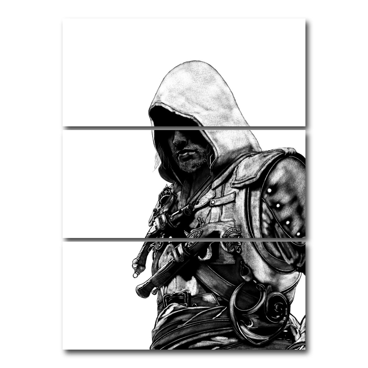 AUTO-MOCKUP WHITE | Edward | 3 Piece | Gallery Wrap Canvas | group=8x18_stacked