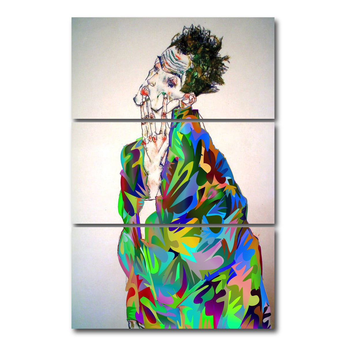 AUTO-MOCKUP WHITE | Egon | 3 Piece | Gallery Wrap Canvas | group=12x24_stacked