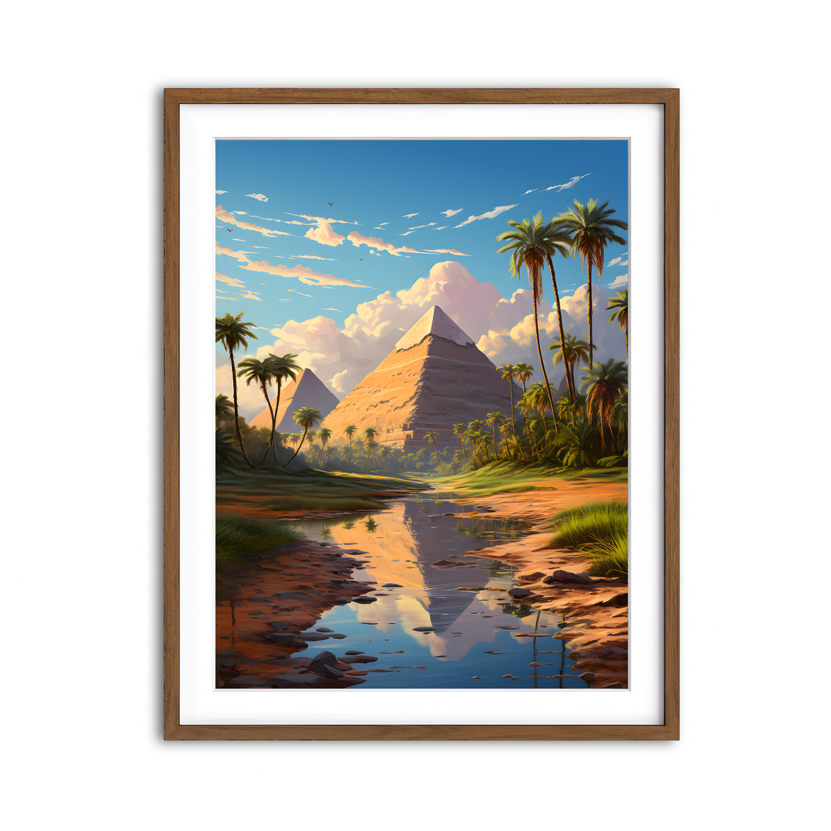 Framed Print 3x4 Walnut