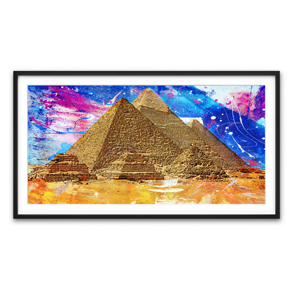 Framed Print 2x1 Black