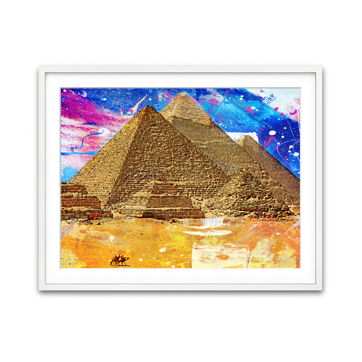 Framed Print 4x3 White