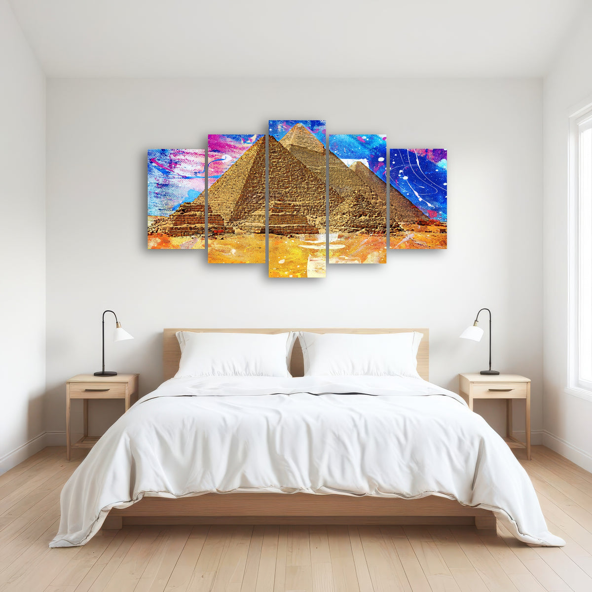 AUTO-MOCKUP ROOM | Egypt Pyramids Abstract