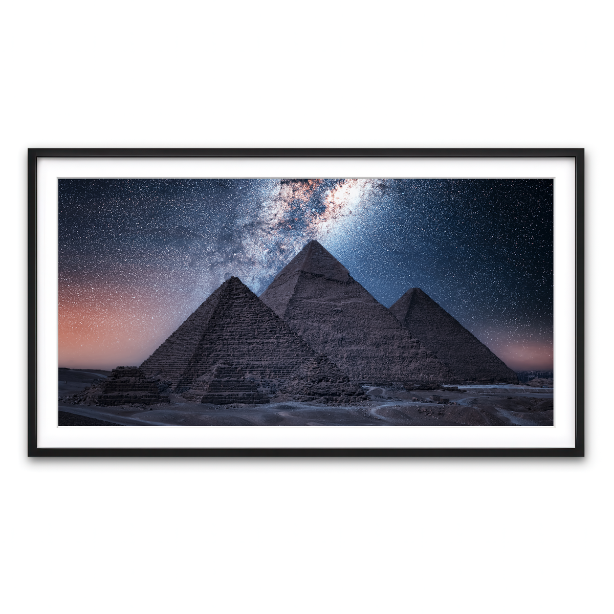 Framed Print 2x1 Black
