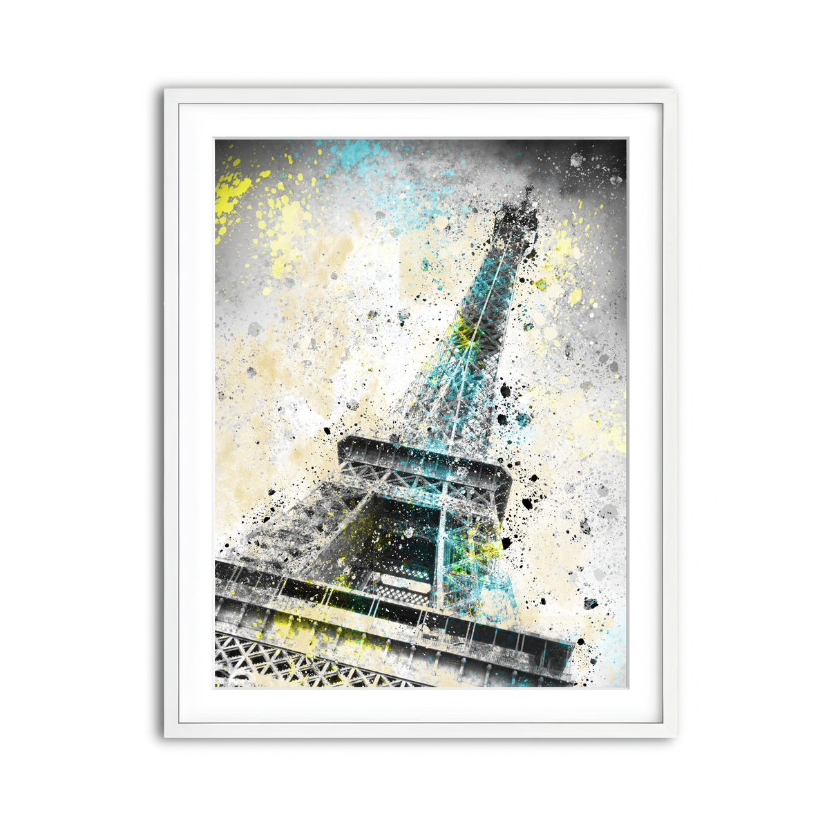 Framed Print 3x4 White