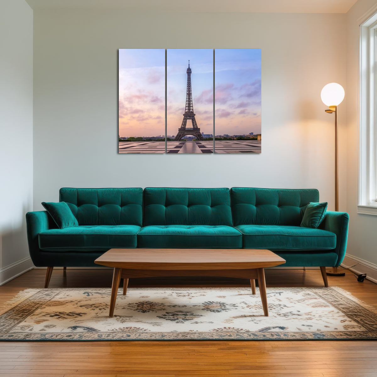 AUTO-MOCKUP ROOM | Eiffel Tower Sunrise