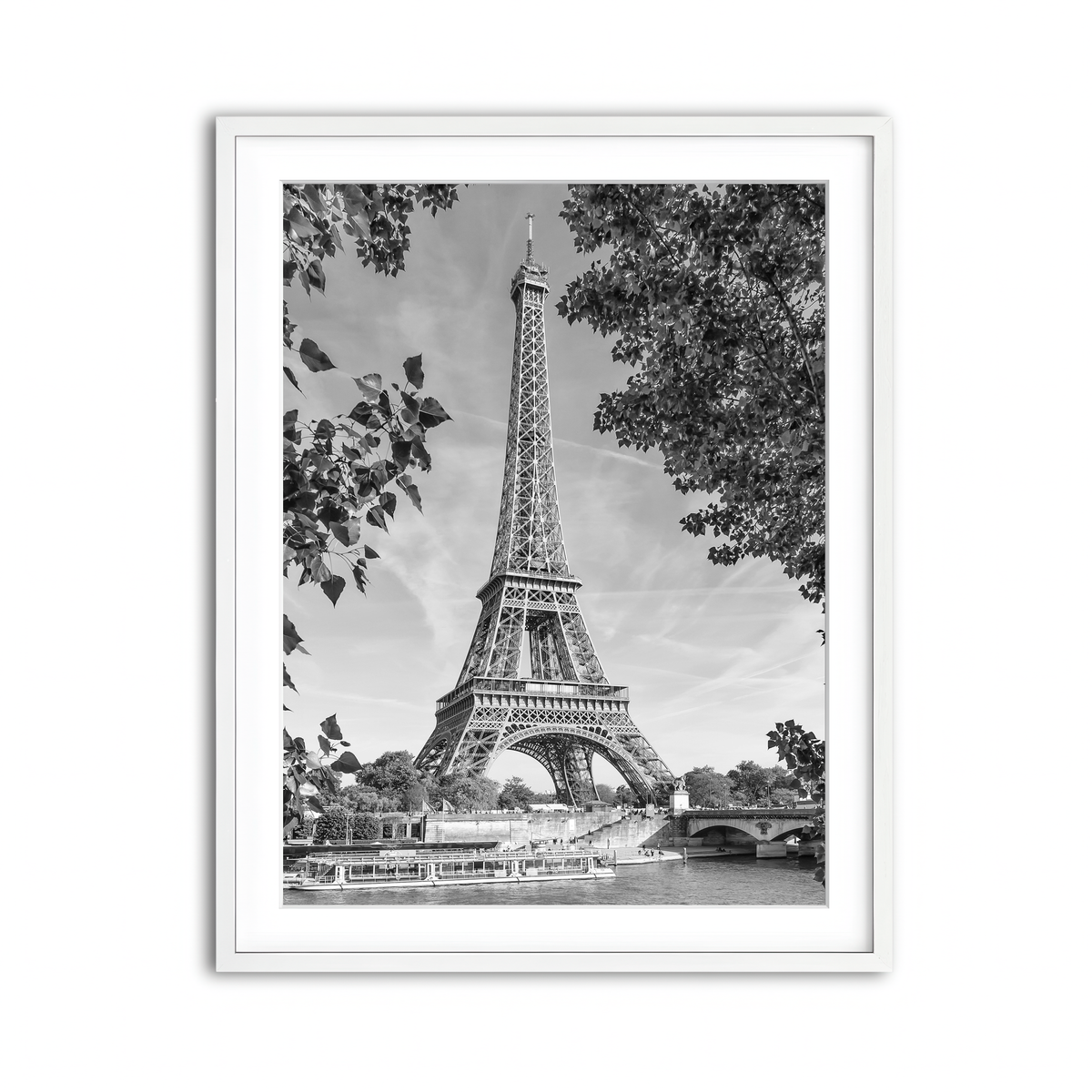 Framed Print 3x4 White