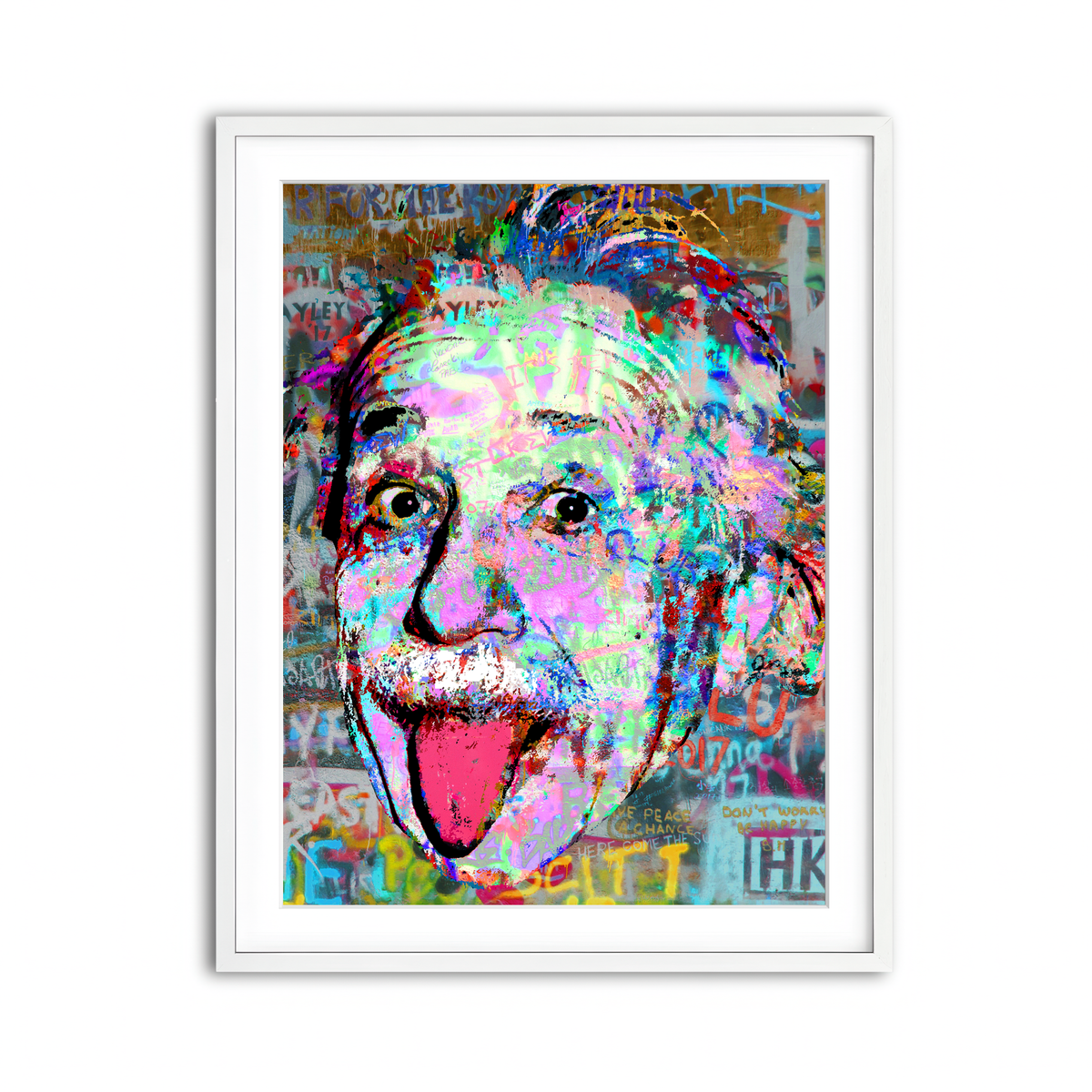 Framed Print 3x4 White