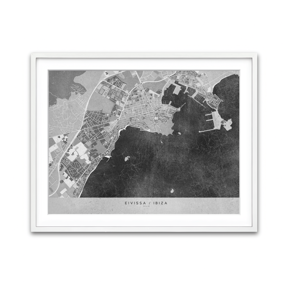Framed Print 4x3 White