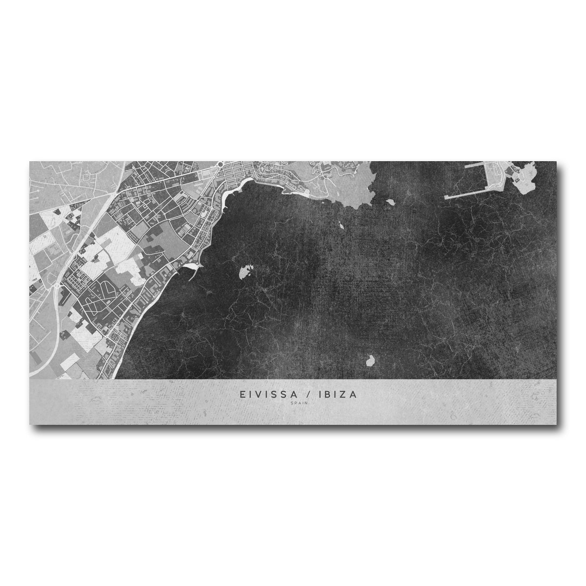 AUTO-MOCKUP WHITE | Eivissa Map 2 | 1 Piece | Gallery Wrap Canvas | group=2x1