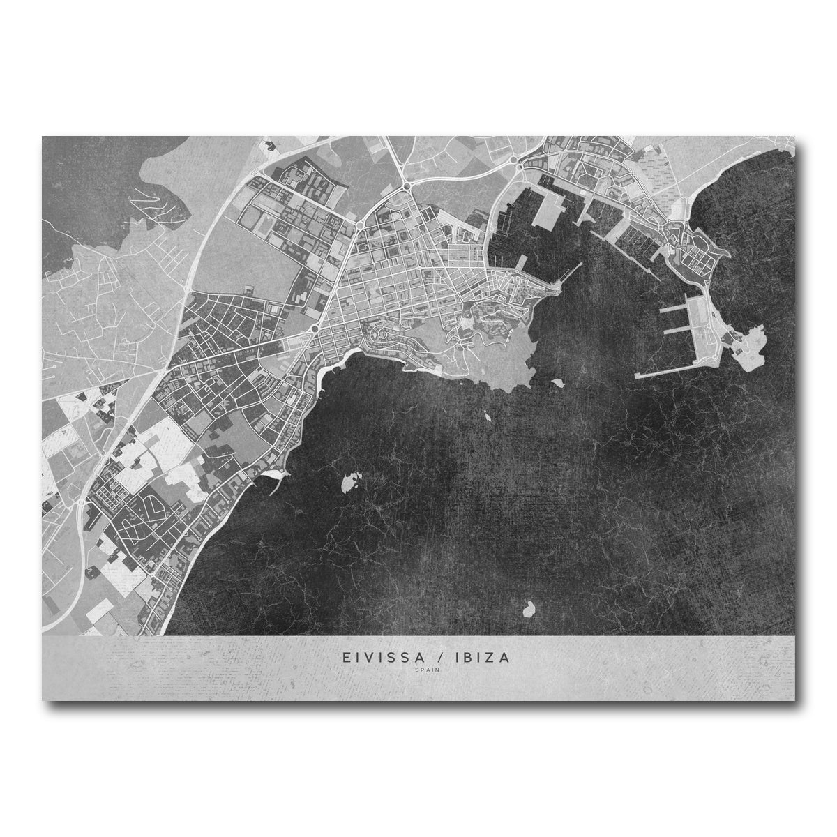 AUTO-MOCKUP WHITE | Eivissa Map 2 | 1 Piece | Gallery Wrap Canvas | group=4x3