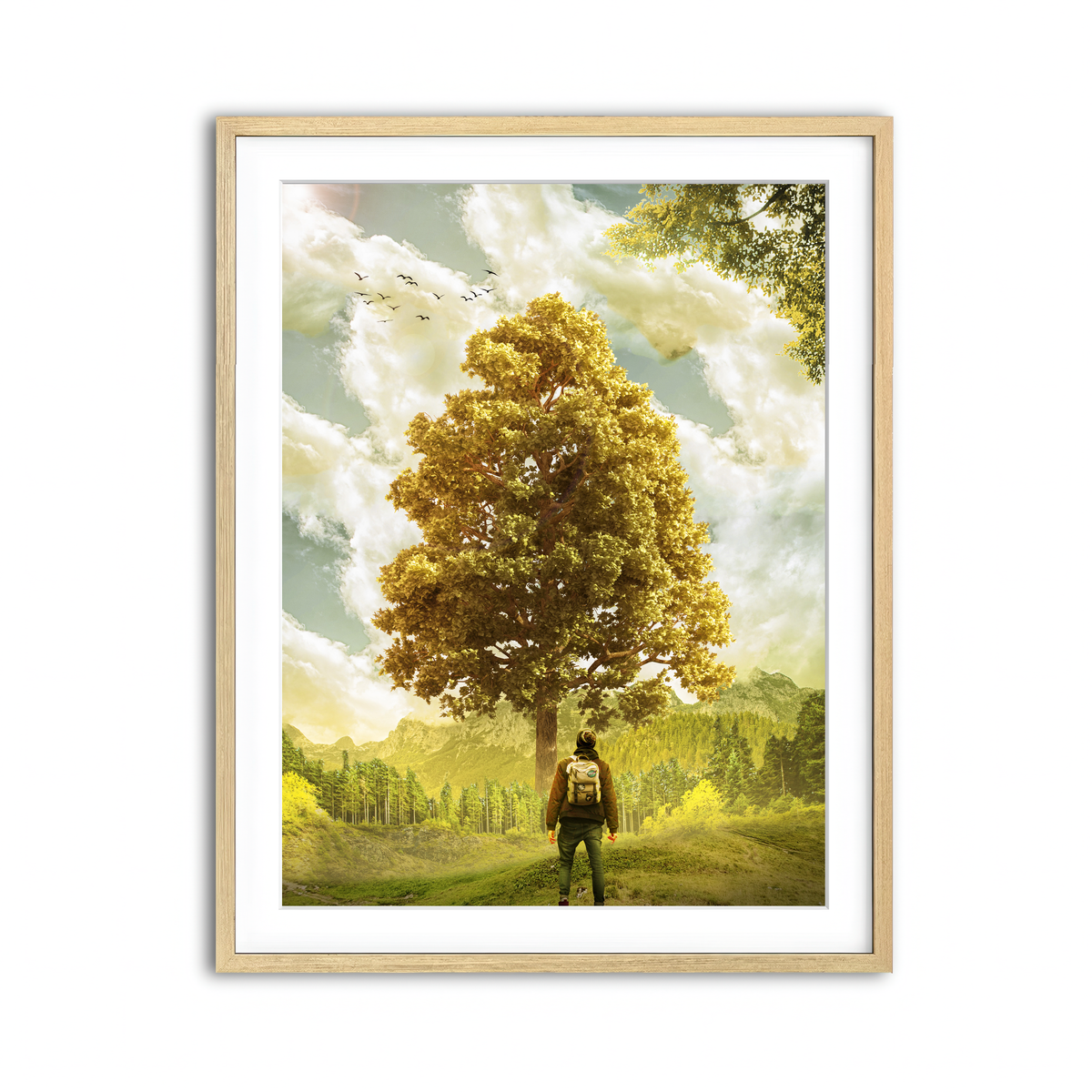 Framed Print 3x4 Natural
