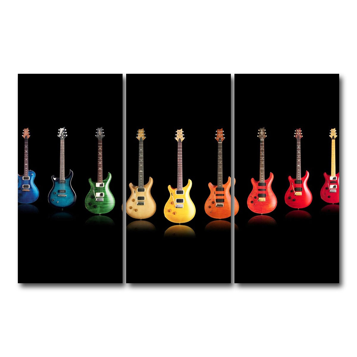 AUTO-MOCKUP WHITE | Electric Guitar | 3 Piece | Gallery Wrap Canvas | group=12x24