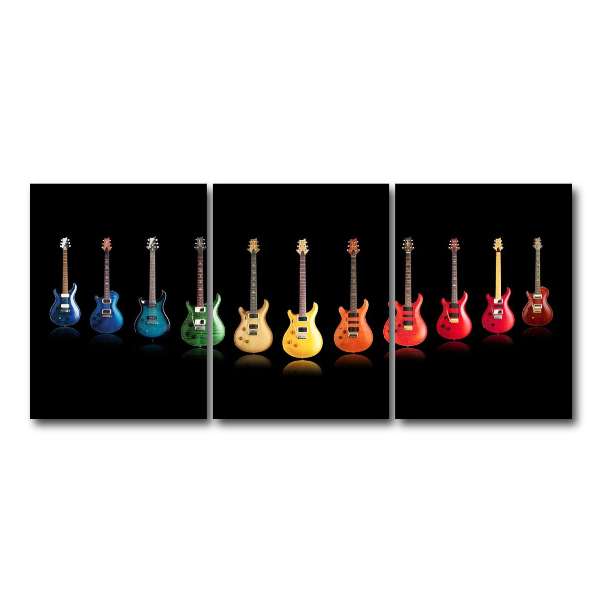 AUTO-MOCKUP WHITE | Electric Guitar | 3 Piece | Gallery Wrap Canvas | group=18x24