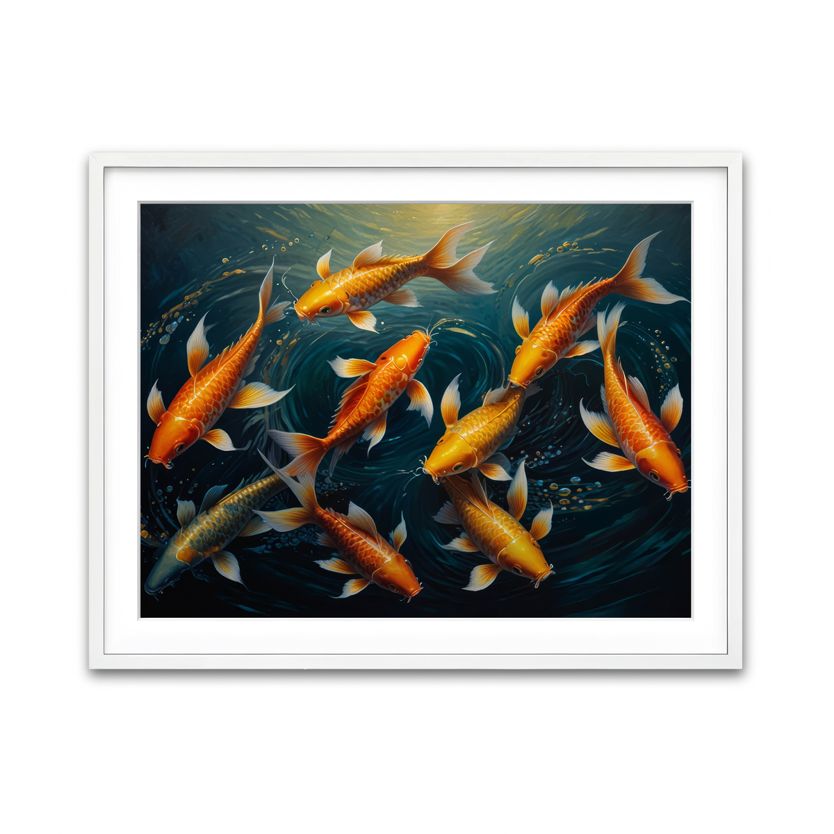 Framed Print 4x3 White