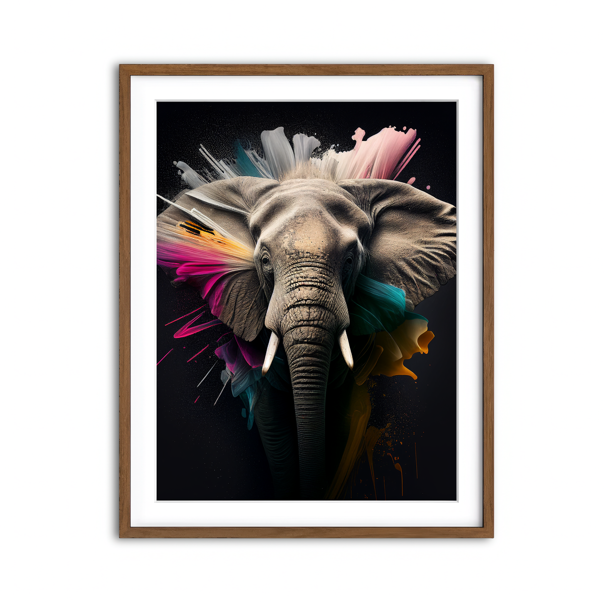 Framed Print 3x4 Walnut