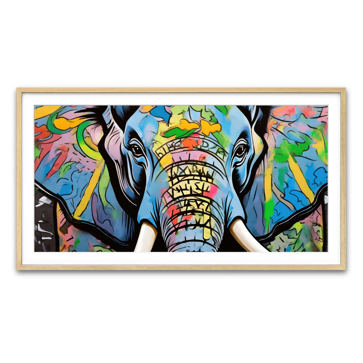 Framed Print 2x1 Natural