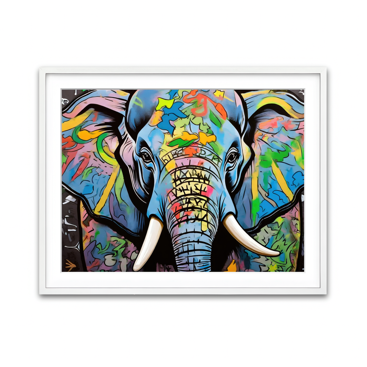 Framed Print 4x3 White